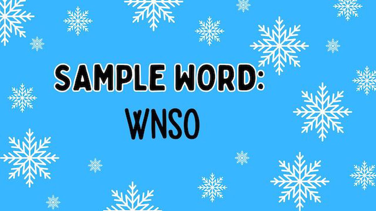 Word Scramble: Winter Edition image number null